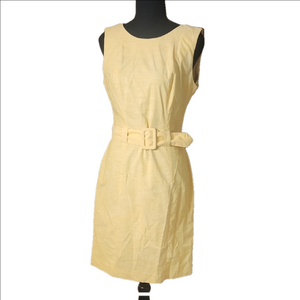 Vintage Sharagano Sleeveless belted Dress, size 4